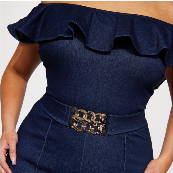 Denim Jumpsuit - Picture 3 of 4